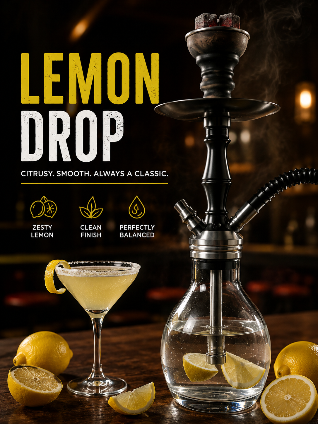 Lemon Drop — citrusy, smooth, always a classic