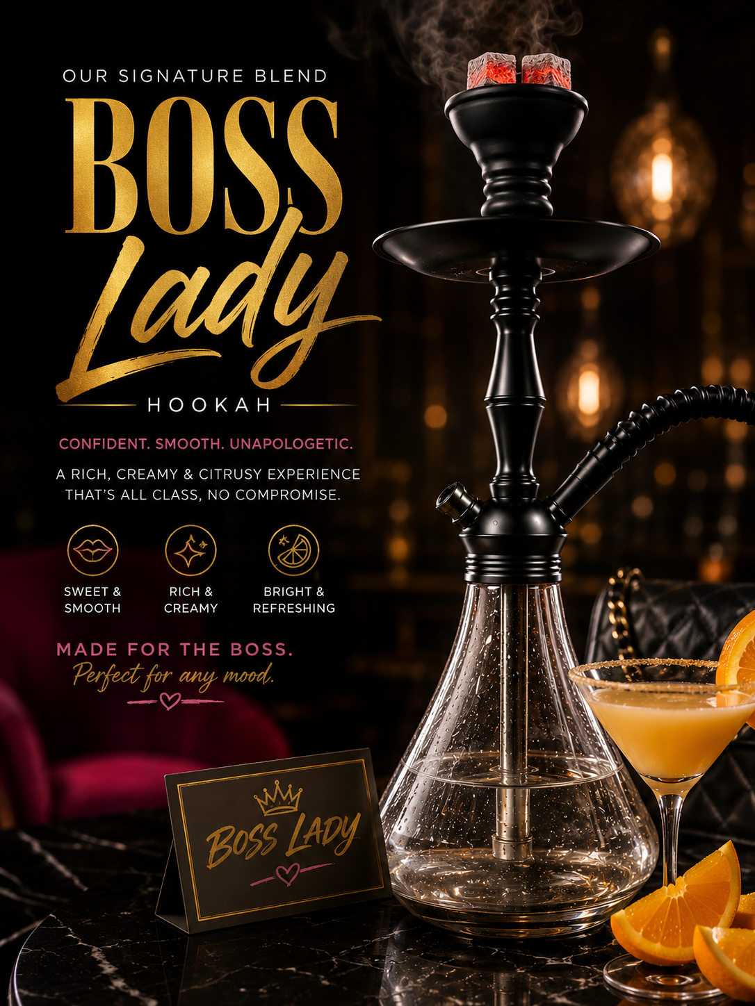 Boss Lady — our signature creamy citrus blend