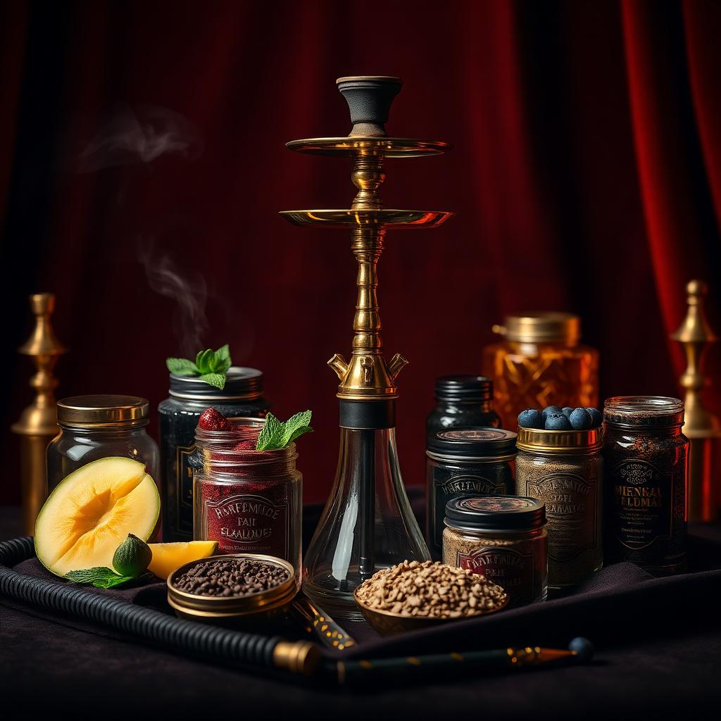 Vibrant shisha flavors